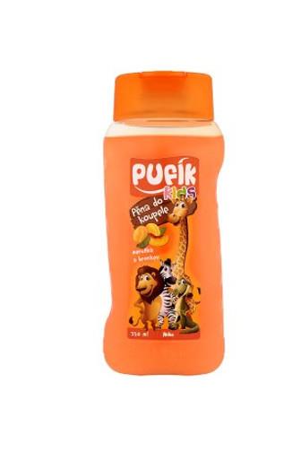 Pufík Kids pěna do koupele meruňka a broskev 350 ml