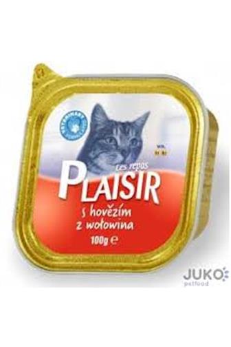 Plaisir cat vanička hovězí 100 g