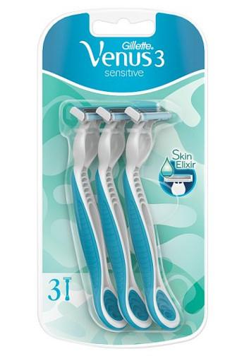 Gillette Venus 3 sensitive holící strojek 3 ks