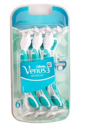 Gillette Venus 3 sensitive holící strojek 6 ks