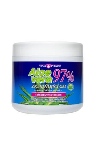 VivaPharm Aloe Vera 97% zklidňující gel s chladivým efektem 600ml
