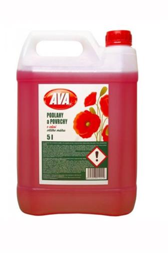 AVA Podlahy a povrchy s vůní vlčího máku 5 l