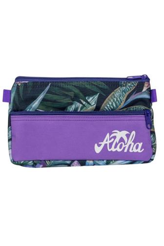 Penál/etue Aloha  2 zipy mix barev