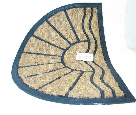 Rohož Exotic guma-kokos půlkruh 40x60cm