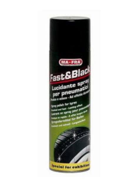 Mafra FAST & BLACK leští a ochraňuje pneu 500 ml