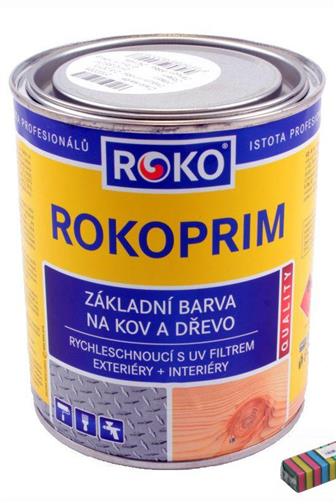 RokoPrim základní barva na kov a dřevo červenohnědá 0840 14 kg