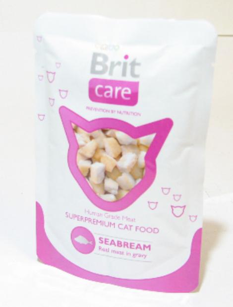 Brit Care Seabream kapsička pro kočky 80g