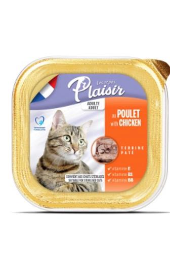 Plaisir cat vanička kuřecí 100 g
