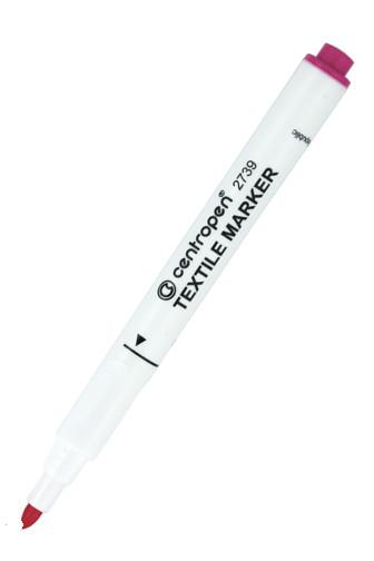 Centropen značkovač textilu 2739 růžový 1.8mm