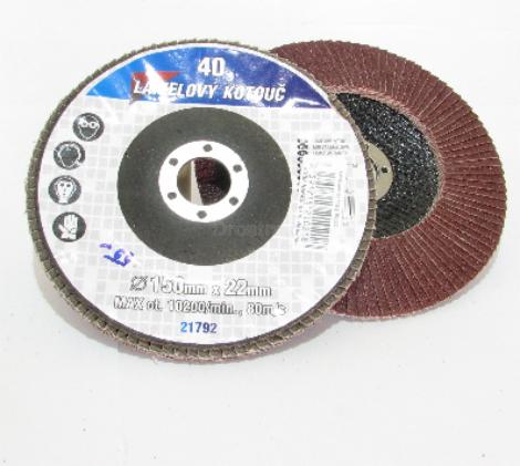 Brusný kotouč lamelový pr.150mm x 22mm P40