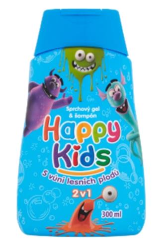 Happy Kids sprchový gel 2v1 lesní plody 300 ml