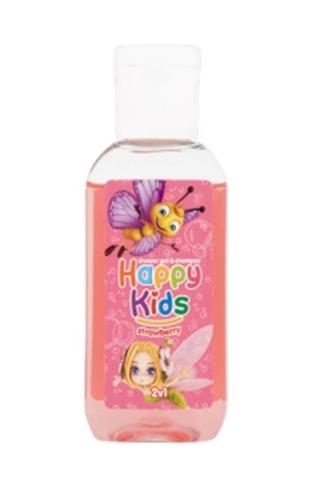 Happy Kids sprchový gel 2v1 strawberry 50 ml