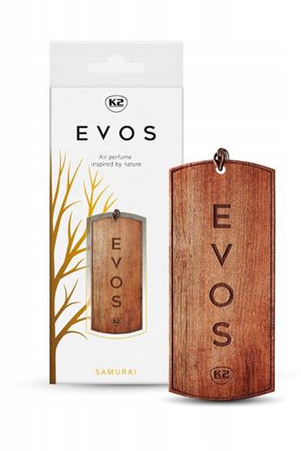 K2 Evos dřevěná vonná visačka Samurai
