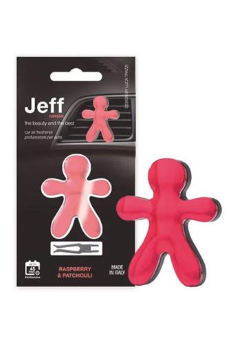 Mr&Mrs Jeff Chrome Raspberry&Patchouli (Red) vůně do auta