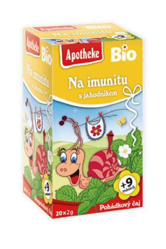 Apotheke Bio Na imunitu s jahodníkem 20 x 2 g