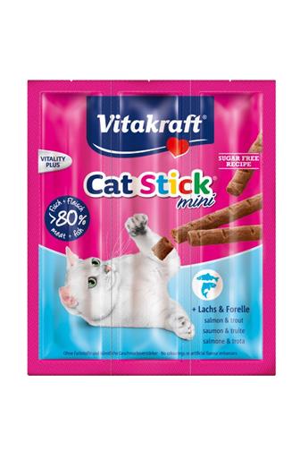 Vitakraft Cat Stick mini tyčinka losos 3 ks