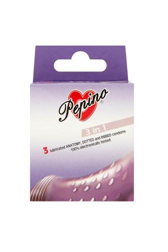 Pepino 3v1 kondomy 3 ks