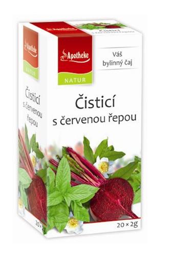 Apotheke Natur Čistící s červenou řepou 20 x 2 g