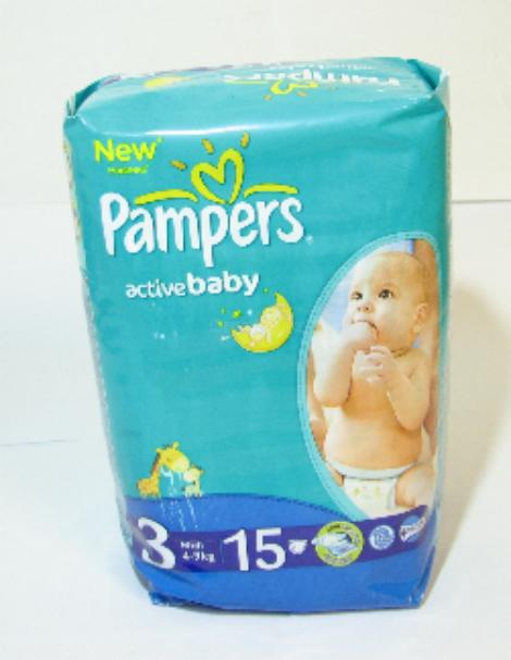 Pampers Active Baby č.3 6-10kg jednorázové pleny 66 ks