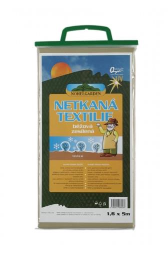 Netkaná textilie béžová zesílená 1,6 x 5 m