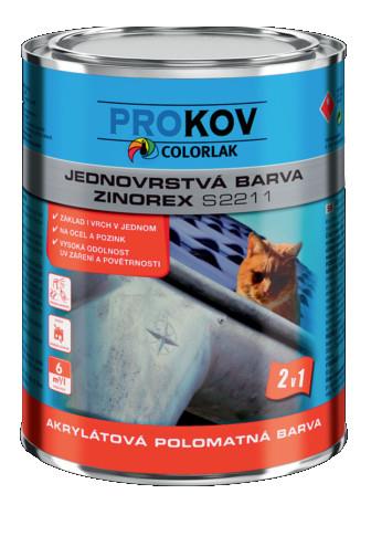Colorlak Zinorex S 2211 RAL 8017 hnědá kůrová 0,6 l
