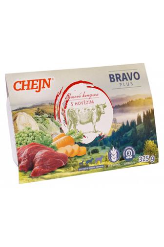 Chein Bravo Plus hovězí kousky 325 g