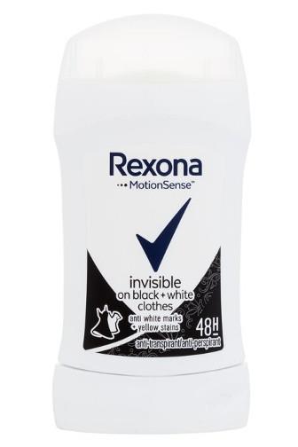 Rexona stick Invisible Black + White 48h antiperspirant 40 ml