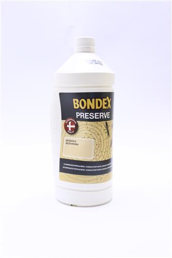Bondex Preserve  impregnace proti houbám, hnilobě a hmyzu, bezbarvá 1 l