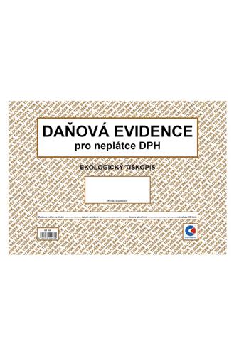 Daňová evidence pro neplátce DPH peněžní deník A 4