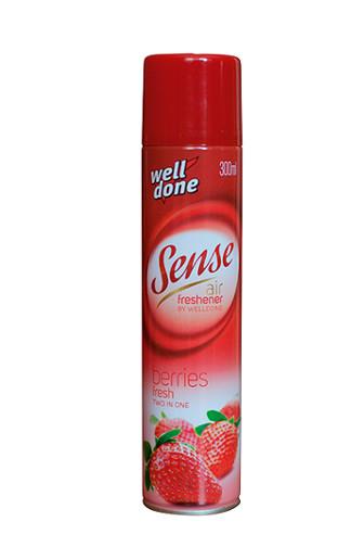 Well Done Sense osvěžovač vzduchu s vůní lesní jahody 300 ml