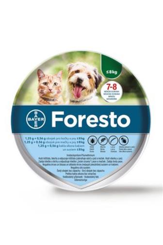 Foresto obojek pro kočky a psy 1.25g+0.56g do 8 kg