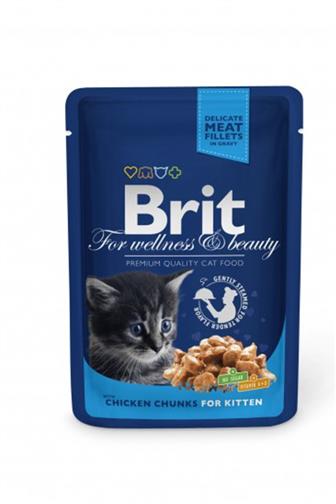 Brit Premium Cat kapsa Kitten kuřecí 100g