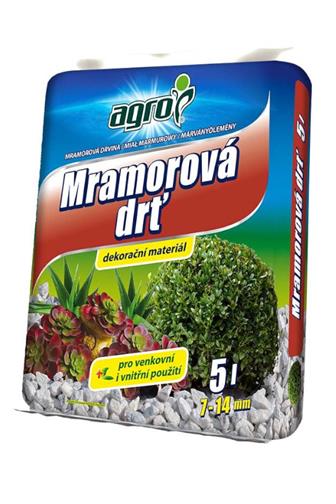 Agro Mramorová drť 7-14 mm 5 l