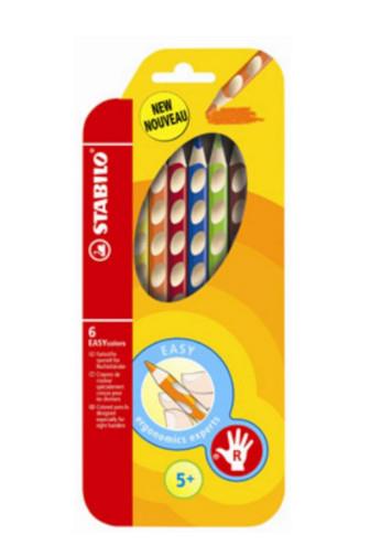 Stabilo Pastelky trojhrranné pro praváky 6ks