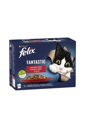 Purina Felix Fantastic mix masový výběr 12 x 85 g 