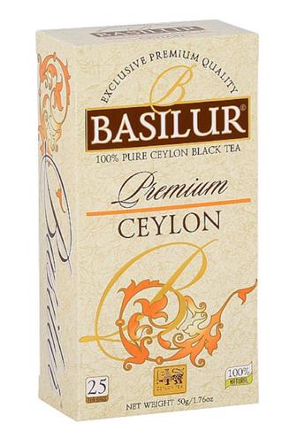 Basilur Premium Ceylon Black Tea 25 x 2 g
