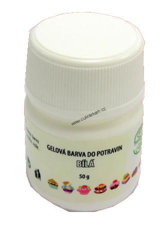 Aroco Aroma Gelová barva do potravin bílá 50g