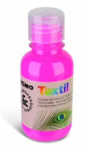 Primo Fluo barva na textil růžová č.370 125 ml