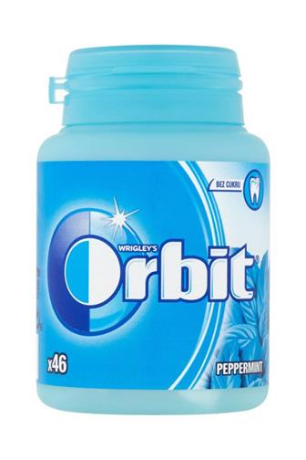 Orbit Peppermint dóza 46 x dražé 64 g