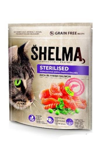 Shelma krmivo pro kastrované kočky s lososem 750 g