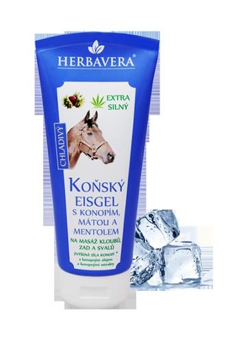 Herbavera koňský EISGEL chladivý s konopím, mátou a mentolem 200 ml