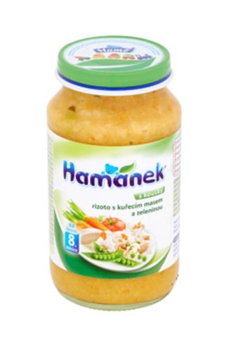 Hamánek Rizoto kuřecí maso/zelenina od 8měs. 230 g