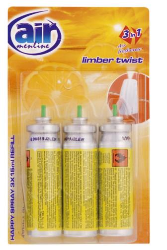 Air Menline happy spray Limber Twist náplň 3 x 15 ml