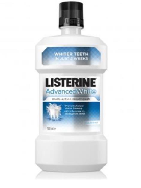 Listerine ústní voda Advenced White spearmint 1 l