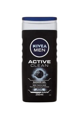 Nivea Men Active Clean sprchový gel 3v1 250 ml