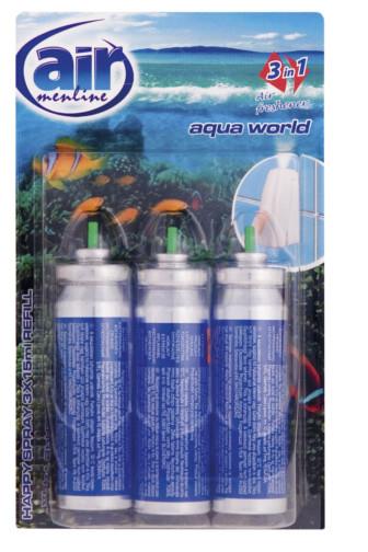 Air Menline happy spray Agua World náplň 3 x 15 ml
