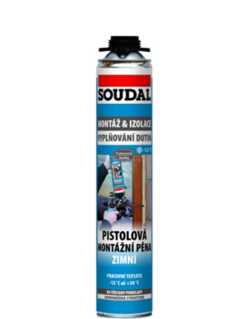 Soudal montážní pěna pistolová zimní 750 ml