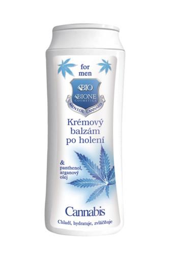 Bione Cosmetics Krémový balzám po holení Cannabis 200 ml