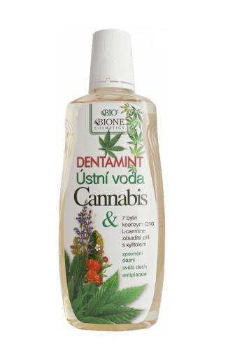 Bione Cosmetics Bione Cosmetics Bio Dentamint Cannabis ústní voda 500 ml