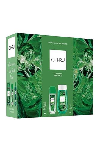 C-Thru Luminous Emerald deo sklo 75 ml + deo 150 ml